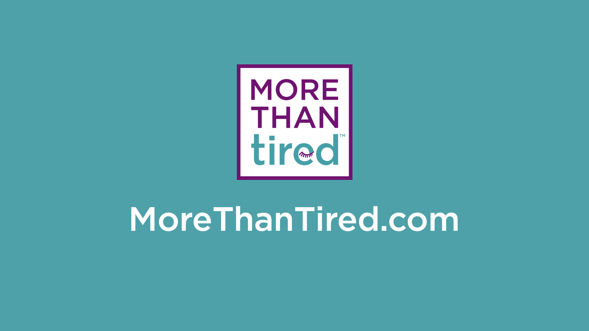 More Than Tired logo